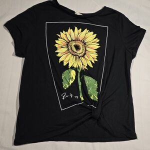 Sunflower Crop Top Neon Soul Size XL